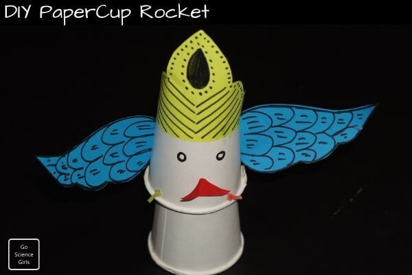 Paper Cup Miniature Flying Bird Crafts