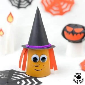 Halloween Paper Cup Craft Ideas for Kids - Kids Art & Craft