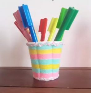 Paper Cup & Weaving Craft Ideas for Kids - Kids Art & Craft