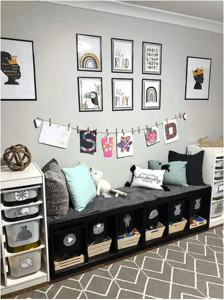Playroom Storage Makeover Idea For KidsToy Storage Ideas for Playroom