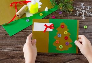 Button Crafts For Christmas Decoration - Kids Art & Craft