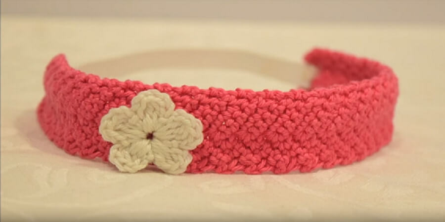 Pretty Crochet Headband For Girls