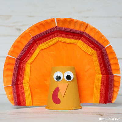 Pretty Turkey Craft Using Paper Cup