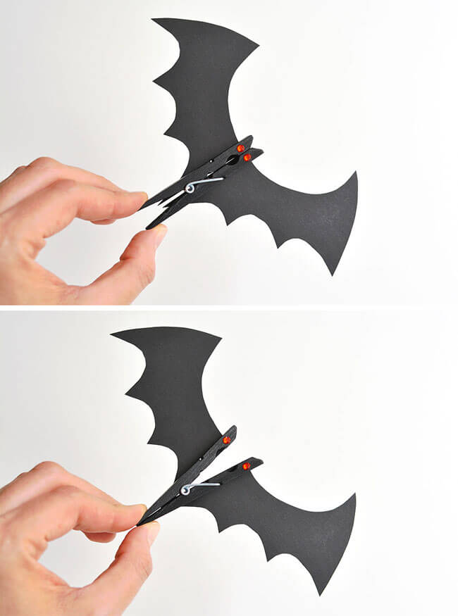 Quick And Easy Mini Clothespin Bat Craft For Kids Mini clothespin crafts