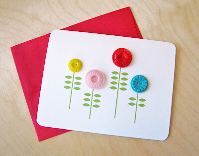 Quick & Easy Notecard Idea With Buttons