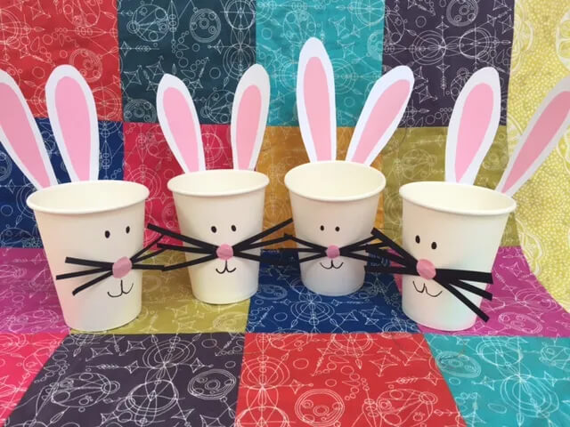 Quick And Easy Paper Cup Easter Bunny Craft For Toddlers