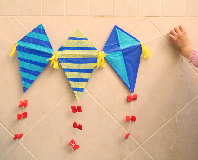 Quick And Easy Paper Kite Basant Panchami Crafts  for Kids Basant Panchami Crafts &amp; Activities for Kids
