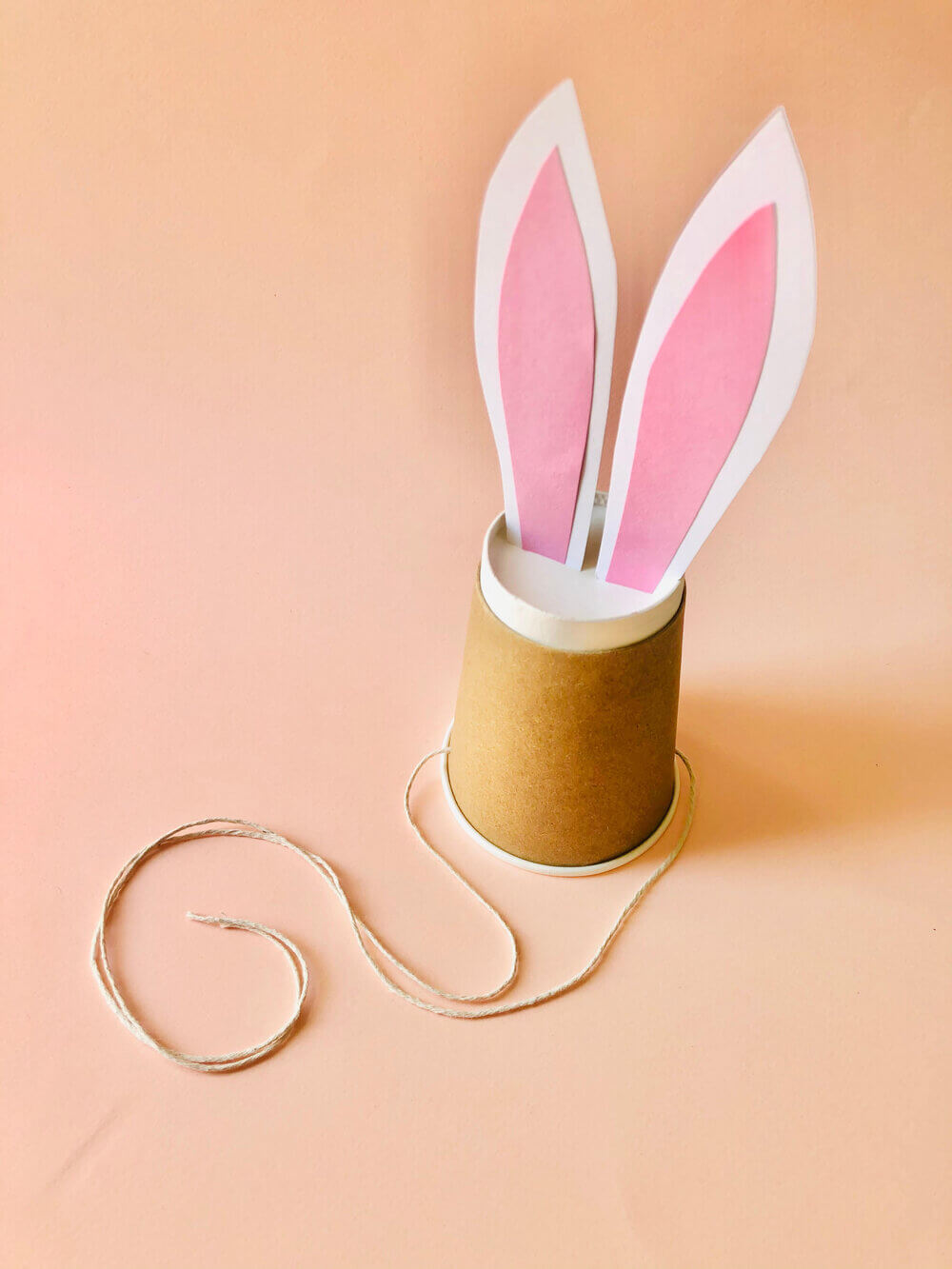 Quick And Easy Rabbit Paper Cup Hat Craft For Preschoolers