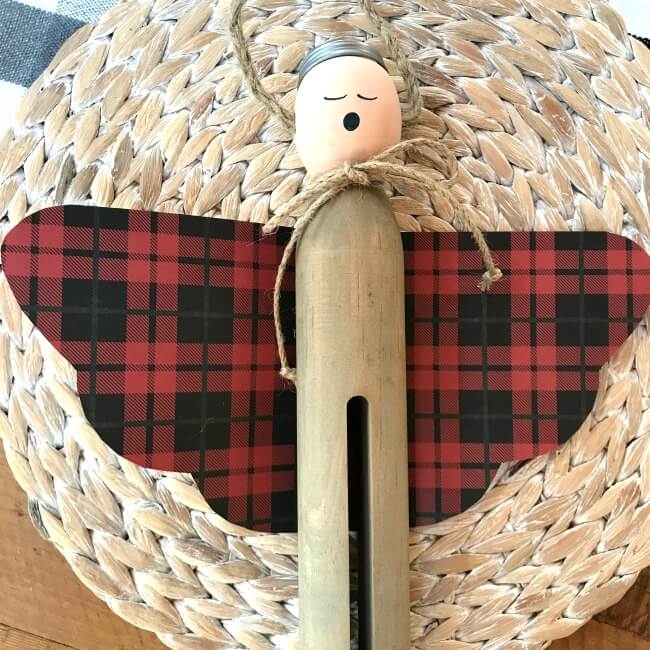 Quick And Easy Vintage Clothespin Fairy DIY