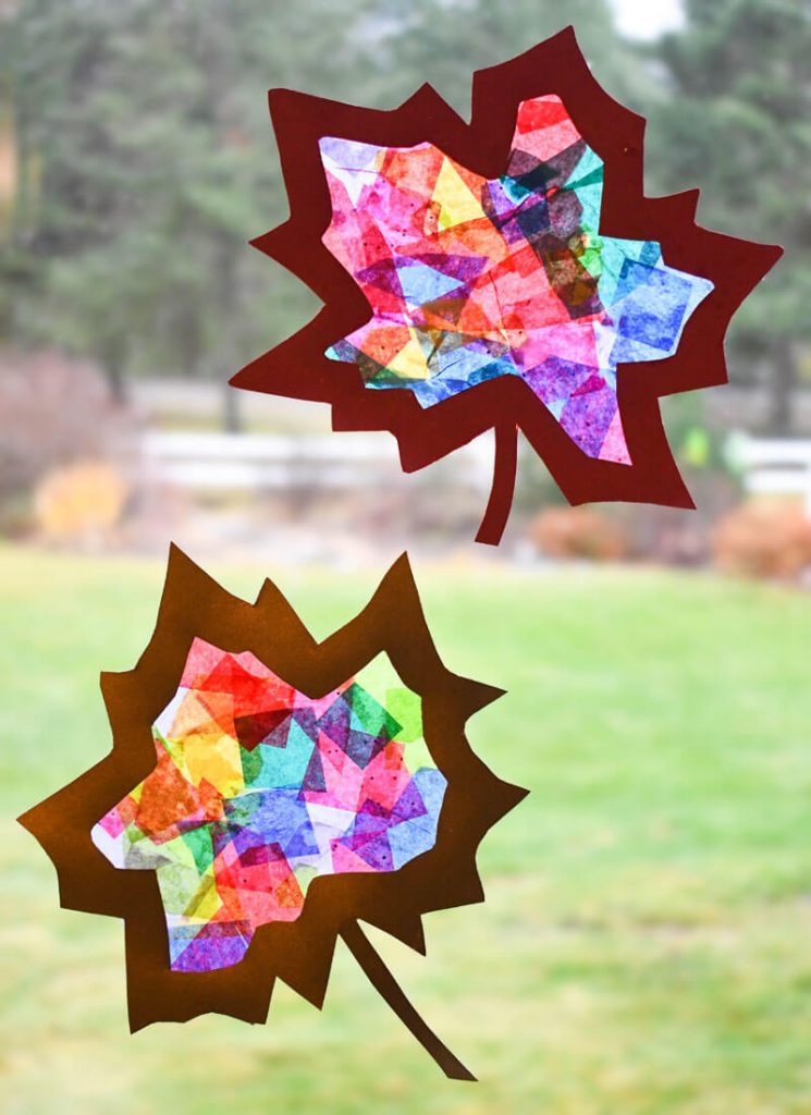 Beautiful Stained Glass Wax Paper Crafts Kids Art & Craft