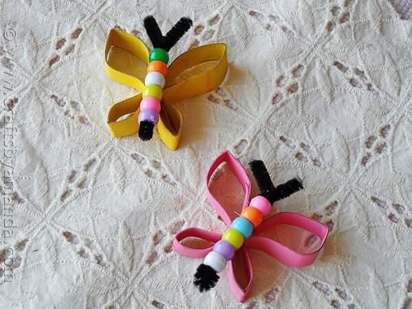 DIY Pony Bead Butterfly Crafts For Kids