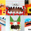 Recycled Tissue Box Monster Crafts