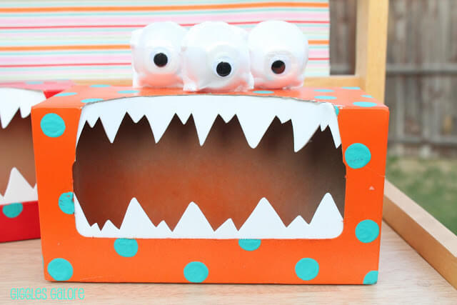 Scary Tissue Box Monster Craft Activity For Adults to Make With Kids