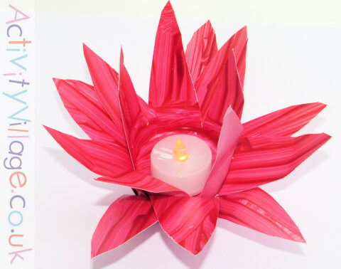 Simple And Easy Layered Lotus Paper Cup Flower Craft For Kids