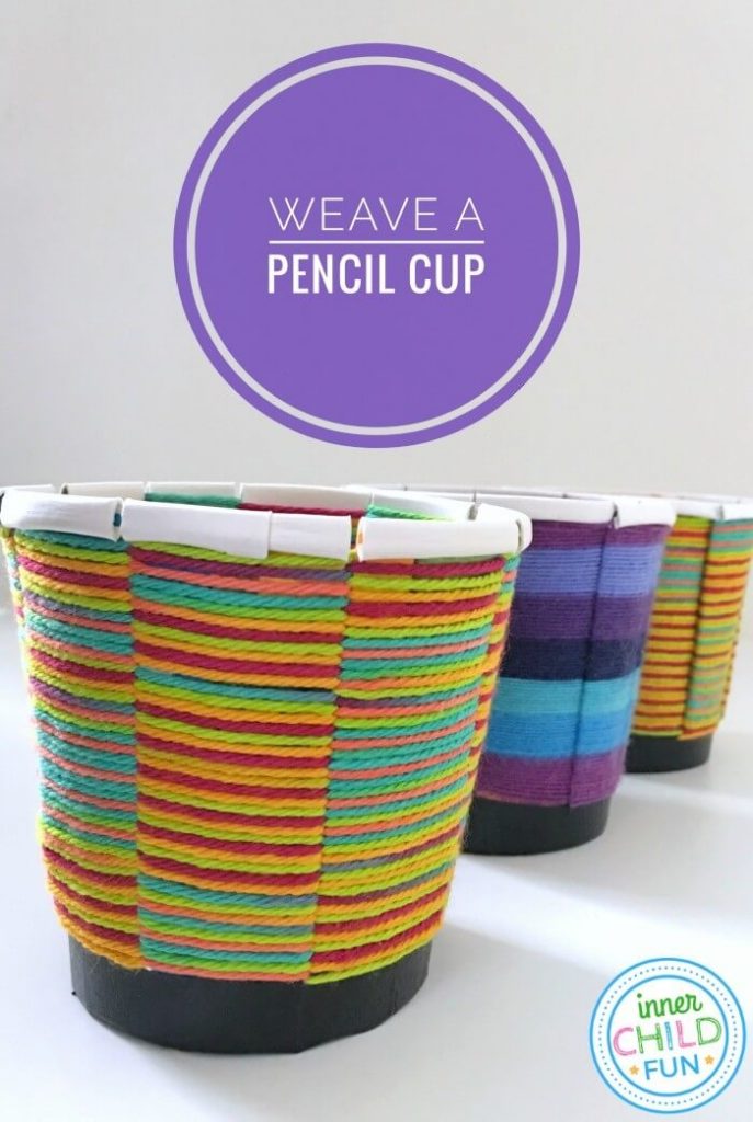 Simple And Easy Multicolour Paper Cup Weaving Pattern For Toddlers Paper Cup And Weaving Crafts