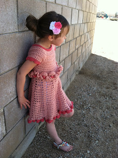 Simple & Pretty Petal Ruffle Dress For Kindergartners