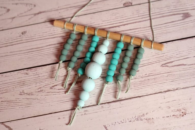 DIY Beaded Wall Hanging Decoration Craft Ideas Kids Art & Craft