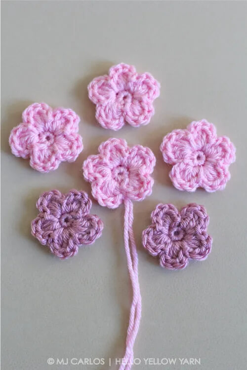 Simple Crochet Flower Craft Idea Crochet Flower Patterns