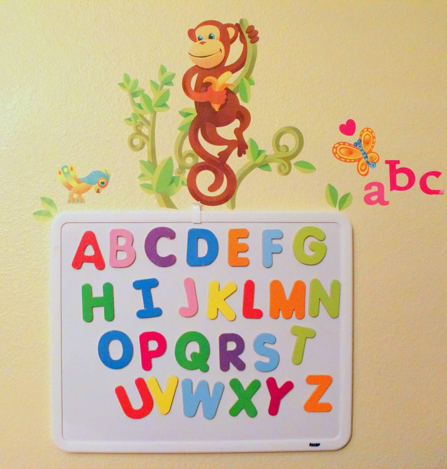 Simple Magnetic Board Alphabet Learning Activity Idea For Kids Magnetic Activity Board for Kids