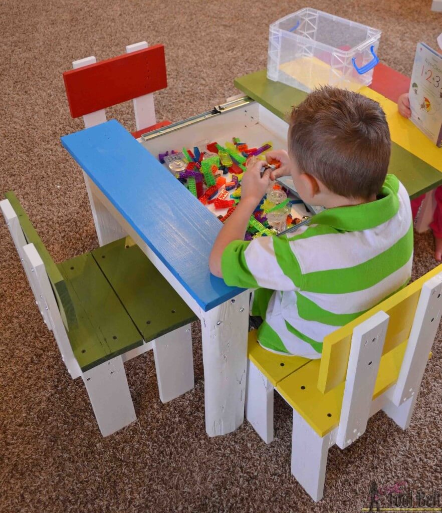 Simple Table Set Craft Idea For Toys Storage