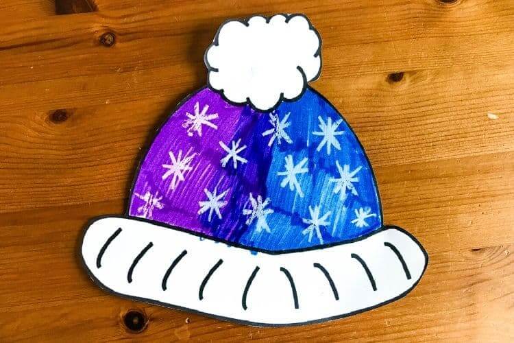 Simple Winter Hat Craft Idea For Toddlers Winter Hat Crafts For Kids