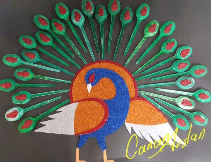 Stunning Tri Color Theme Peacock Craft For Toddlers Indian Republic Day crafts & Activities For Kids