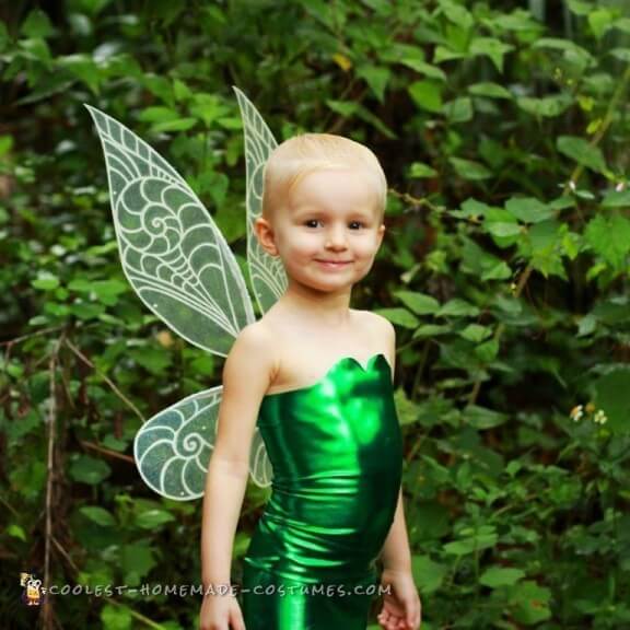 Super Cool Handmade Tinkerbell-Themed Costumes For Kids Tinkerbell Costume DIY Ideas for Kids