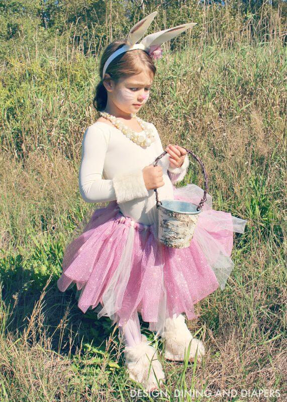 Super Cute Bunny Costume For Little Girls Easter Costume DIY Ideas for Kids