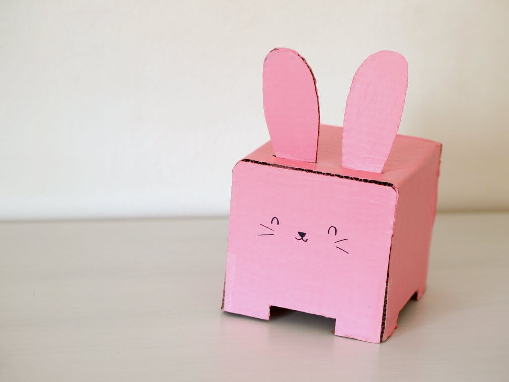 Super Cute Bunny Mini Tissue Paper Craft For Kids