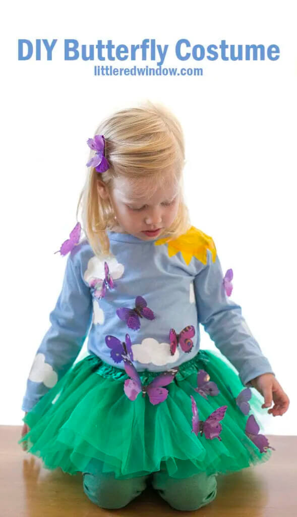 Super Cute Butterfly Costume To Make At Home