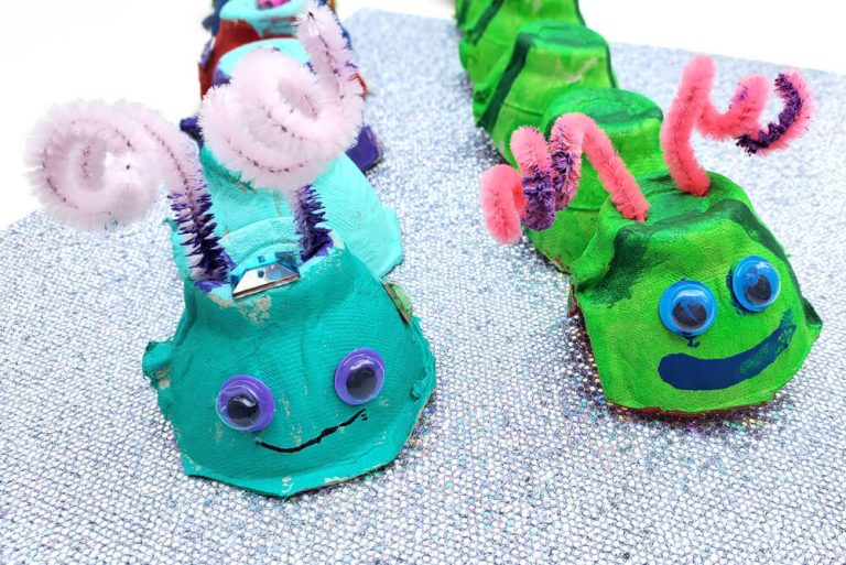 Caterpillar Egg Carton Crafts Kids Art & Craft