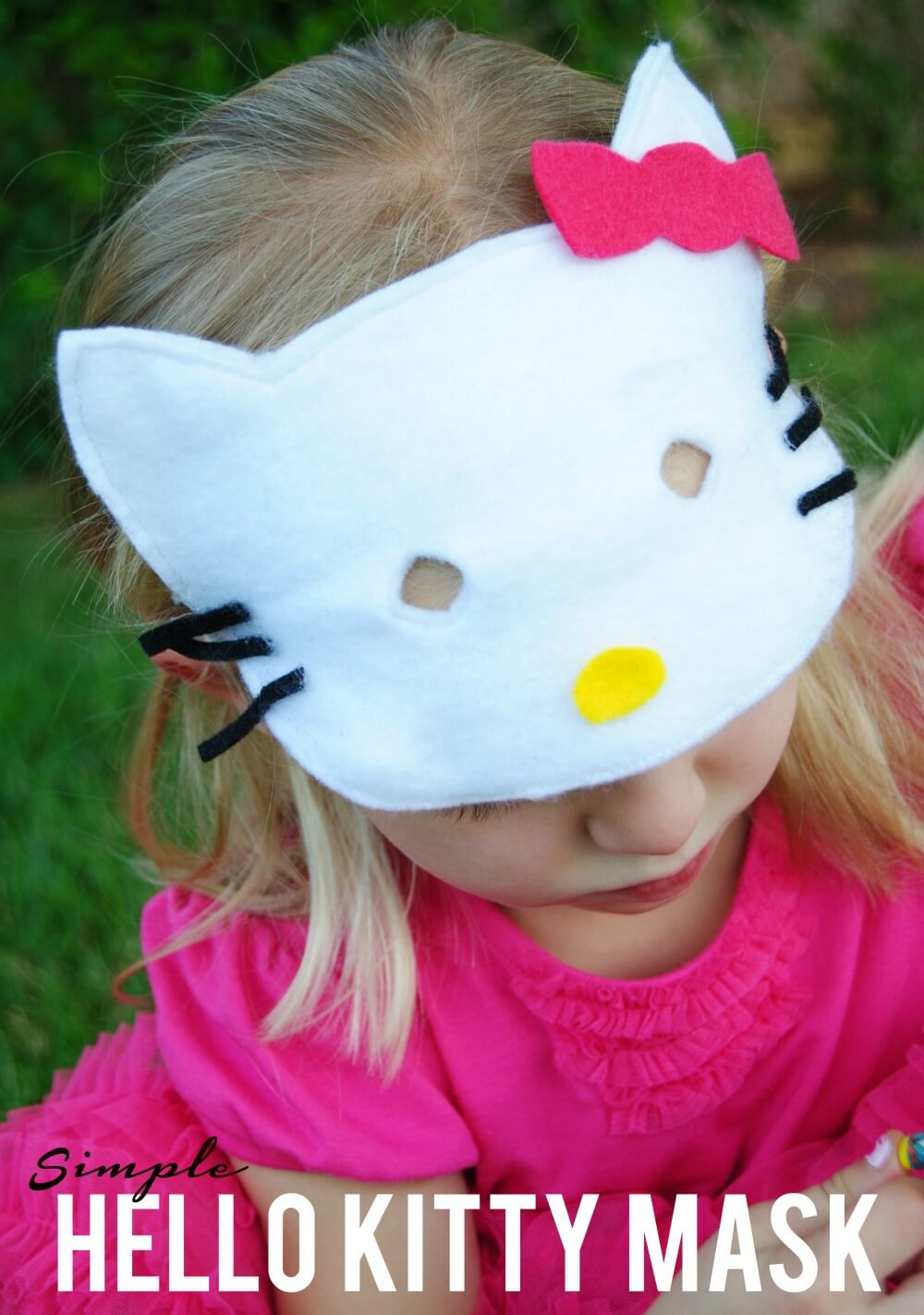 Super Cute Kitty Mask Easy Tutorial For Girls
