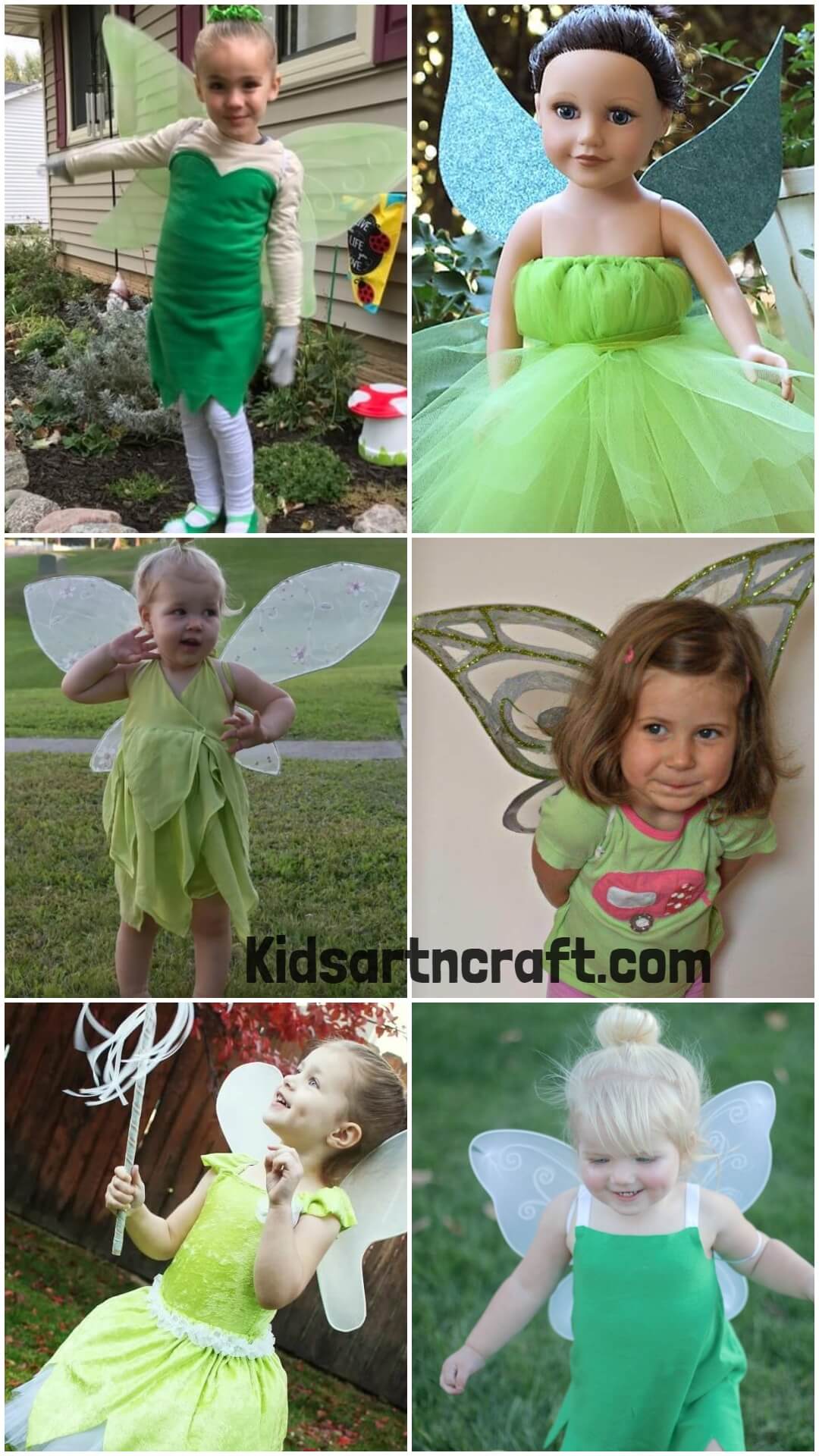 Tinkerbell Costume DIY Ideas for Kids 