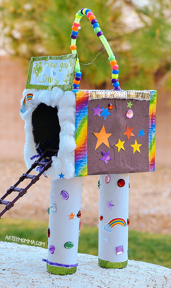Toilet Paper Roll Leprechaun Trap Craft For Kids & Toddlers Leprechaun Traps For Kids