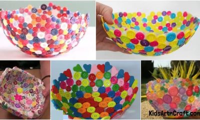 Unique Bowl Craft using Old Button