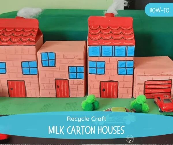 Unique Tetra Pack Carton Craft For Making Houses