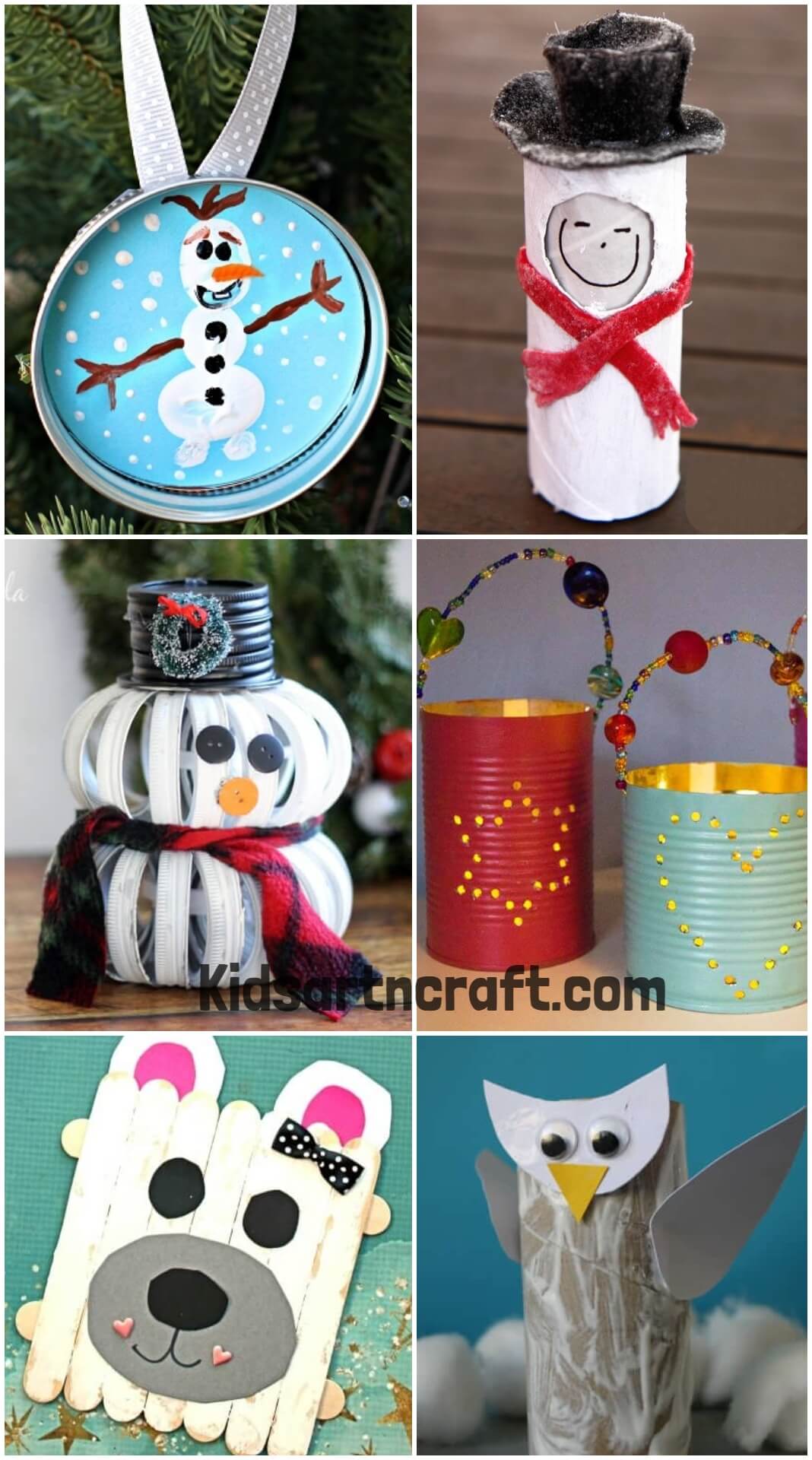 Upcycled Winter Crafts