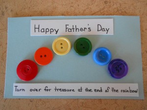 Very Easy Father's Day Greeting Card Idea For Preschoolers Father's Day Button Craft Idea For Kids