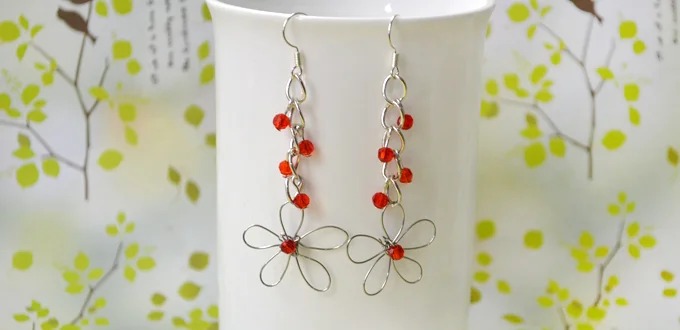 Vintage Wire Flower Earrings Jewelry Idea Vintage Wire Flower Jewelry Ideas