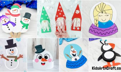 Winter Crafts With Construction Paper