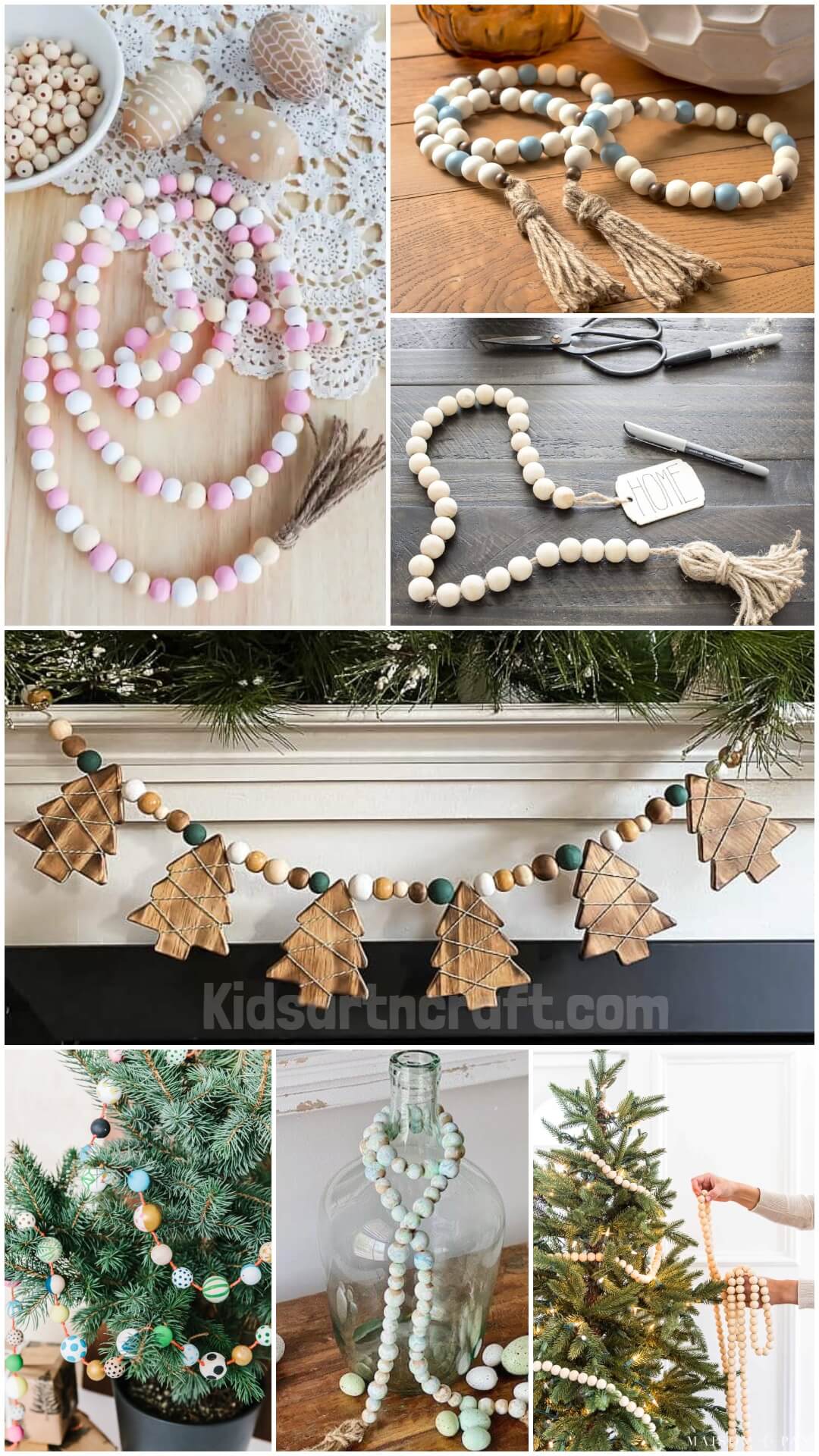 Wooden Beads Garland Craft Projects