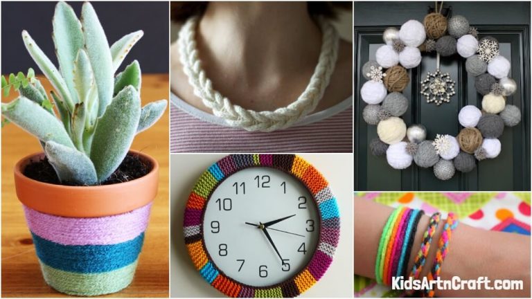 Amazing Yarn Crafts And Ideas To Sell - Kids Art & Craft