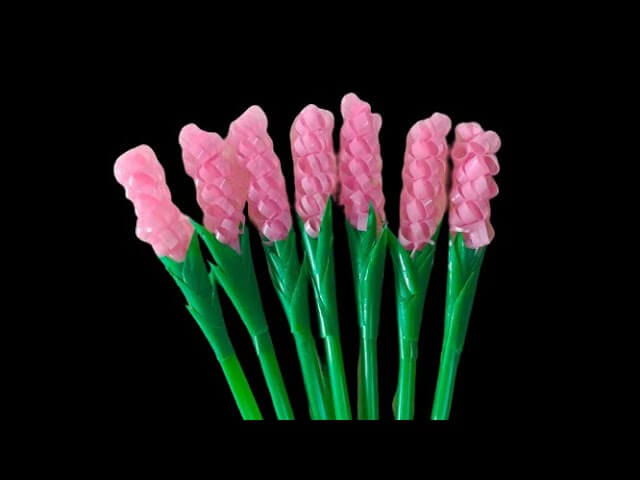 5 Min Crafting Idea For Flower Making Using Drinking Straw Beautiful Flower Crafts Using Straw