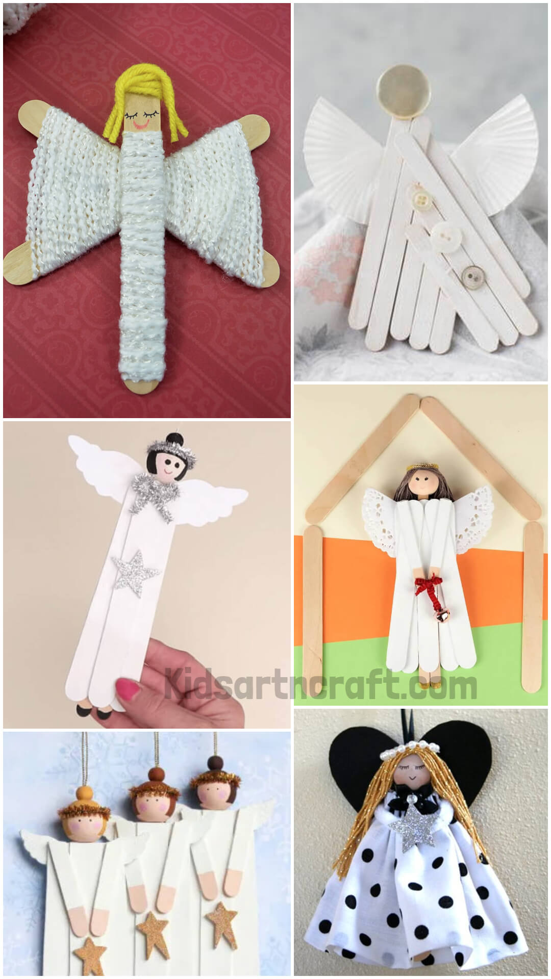 Amazing Angel Crafts Using Popsicle Stick