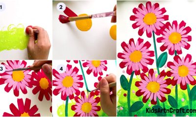 Amazing Sunflower Painting Art For Kids