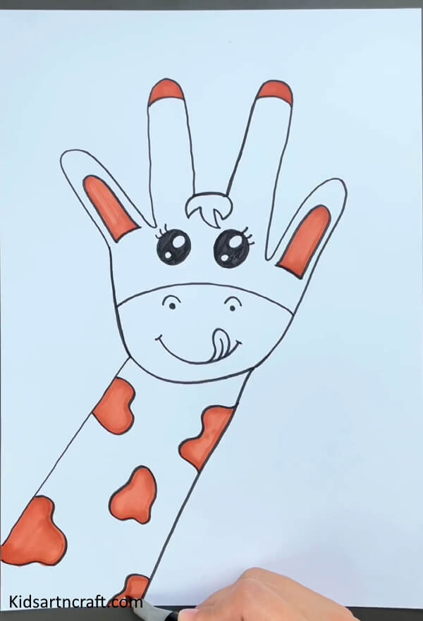  Incredible Method To Create Handprint Giraffe Artwork