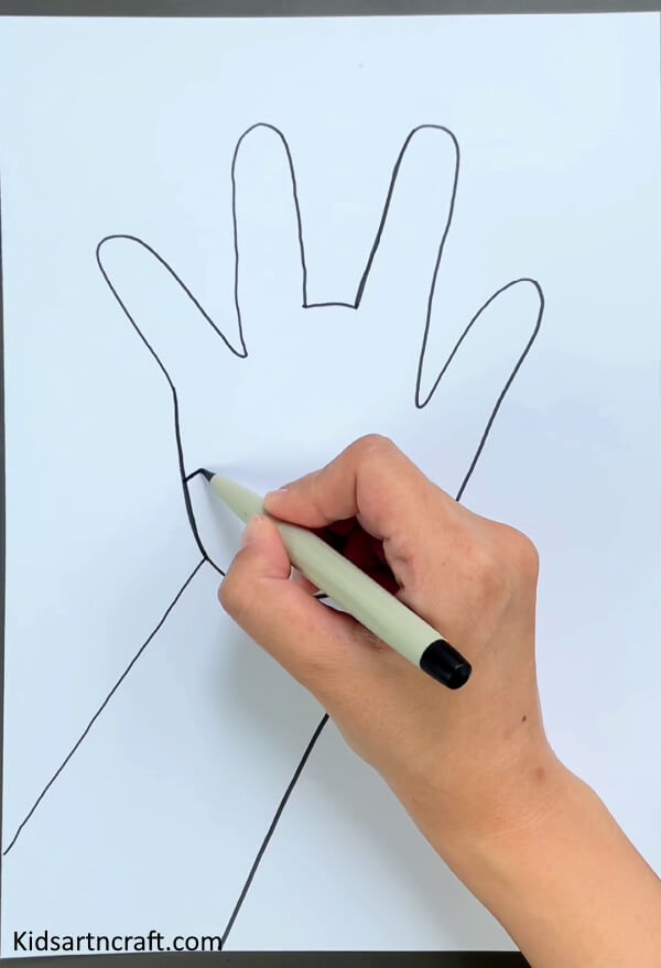 Spectacular Way Of Designing A Giraffe Handprint Art