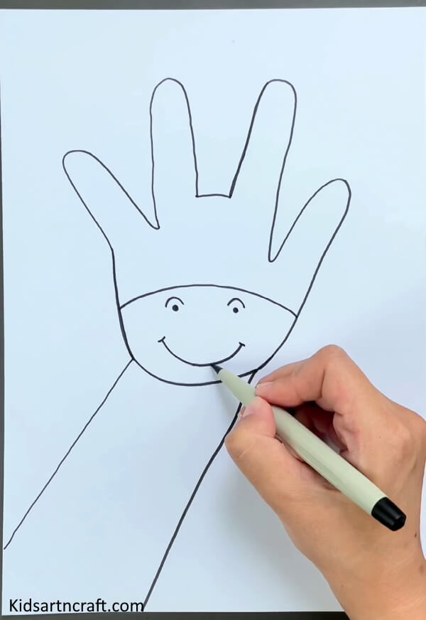 Stunning Technique For Making Handprint Giraffe Art