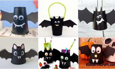 Bat Paper Cup Craft Ideas Featured Image