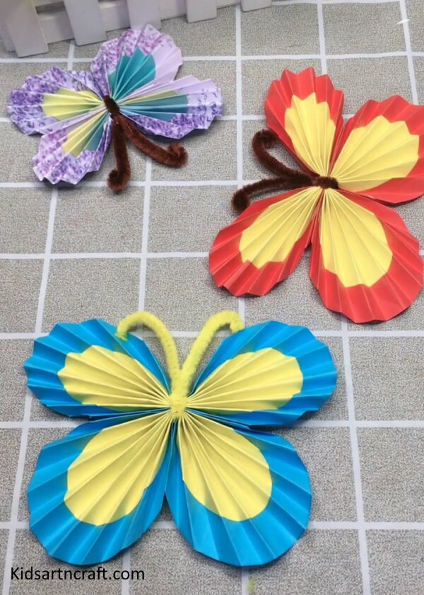 Amazing Idea To Make Paper Butterfly Craft Idea For Kids